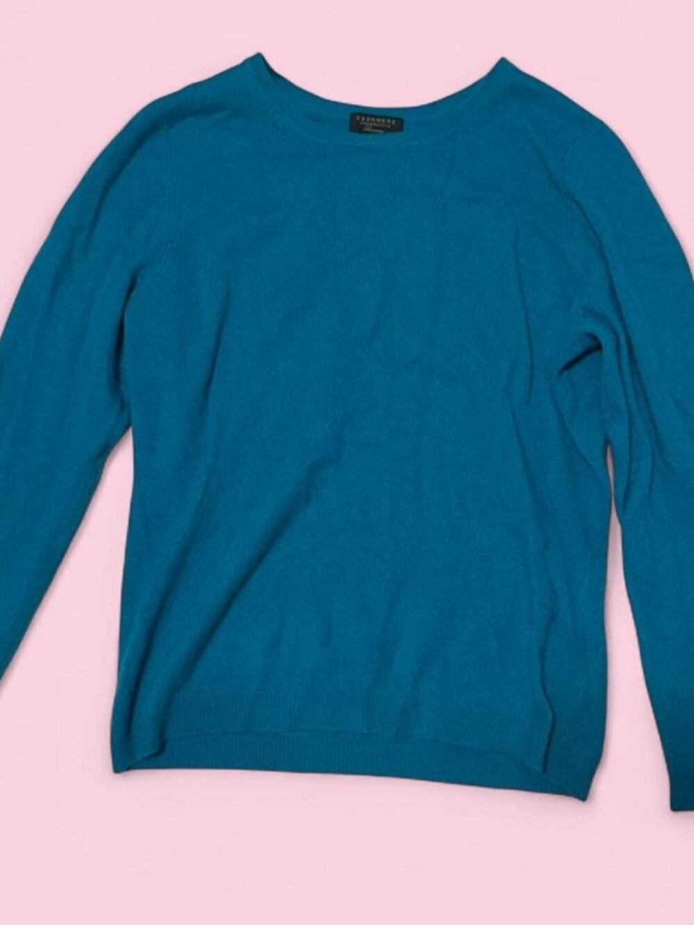 Charter Club Teal Blue Cashmere Sweater